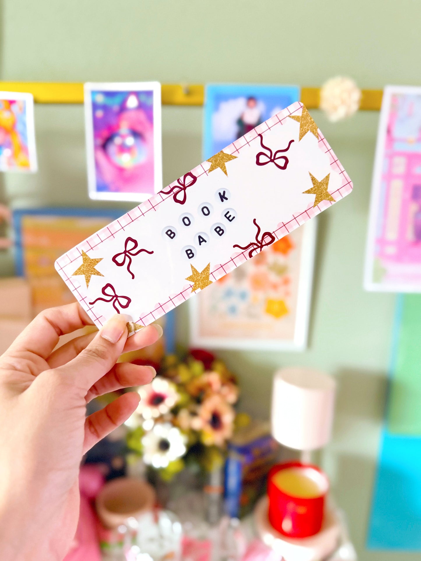 Book Babe Bead Bookmark