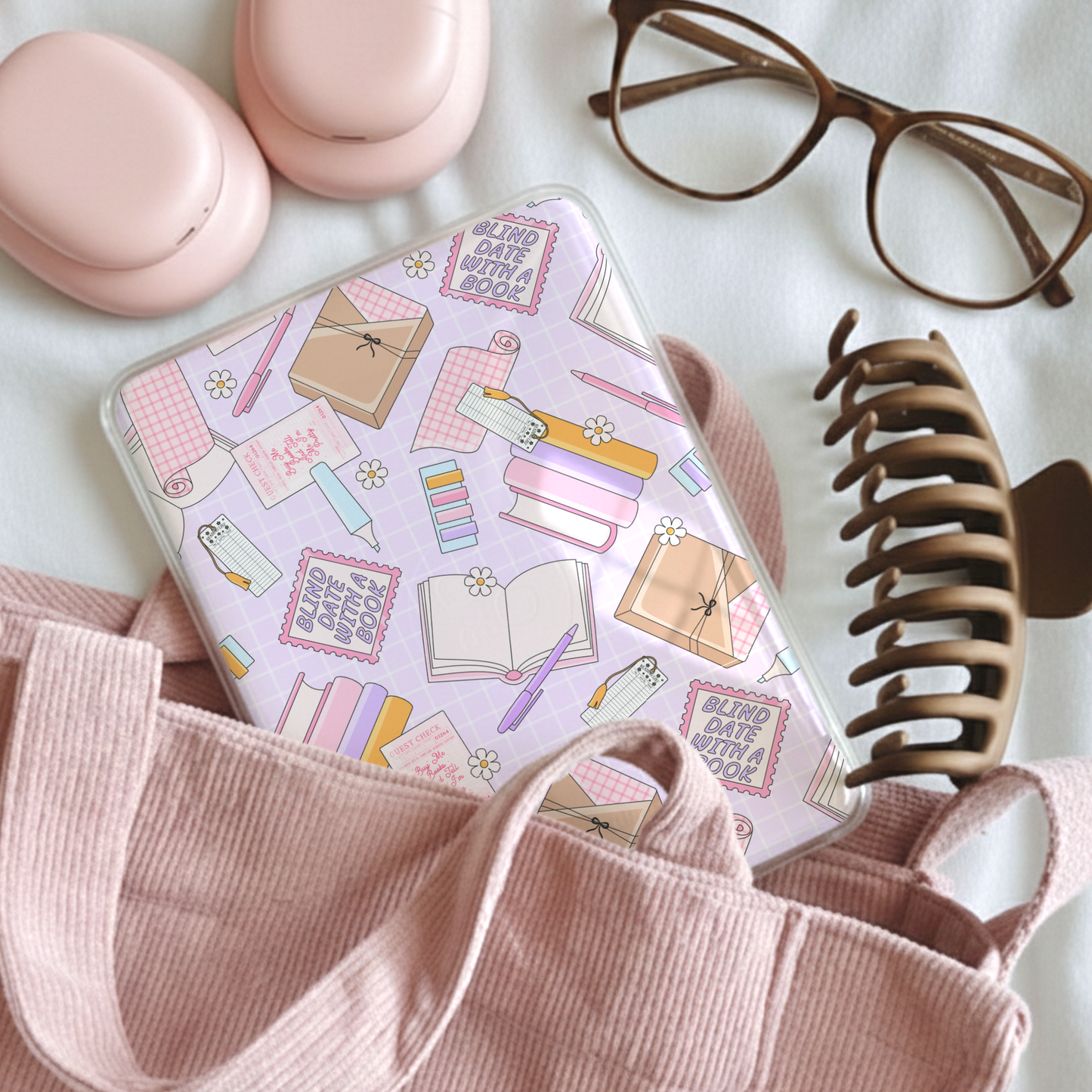 Blind Date With A Book | Kindle Insert | Decorative Insert for Kindle Basic & Kindle Paperwhite