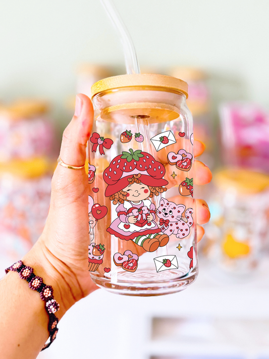 Berry Sweet Glass can