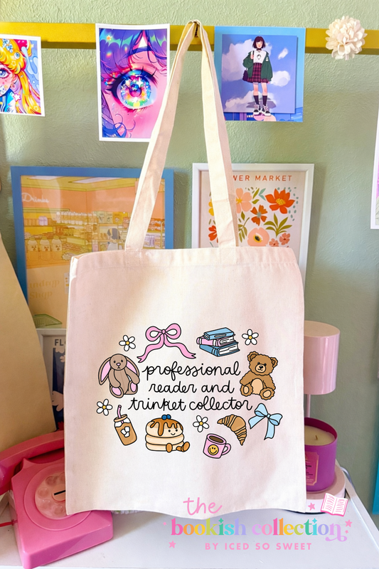 Professional Reader and Trinket Collector Tote