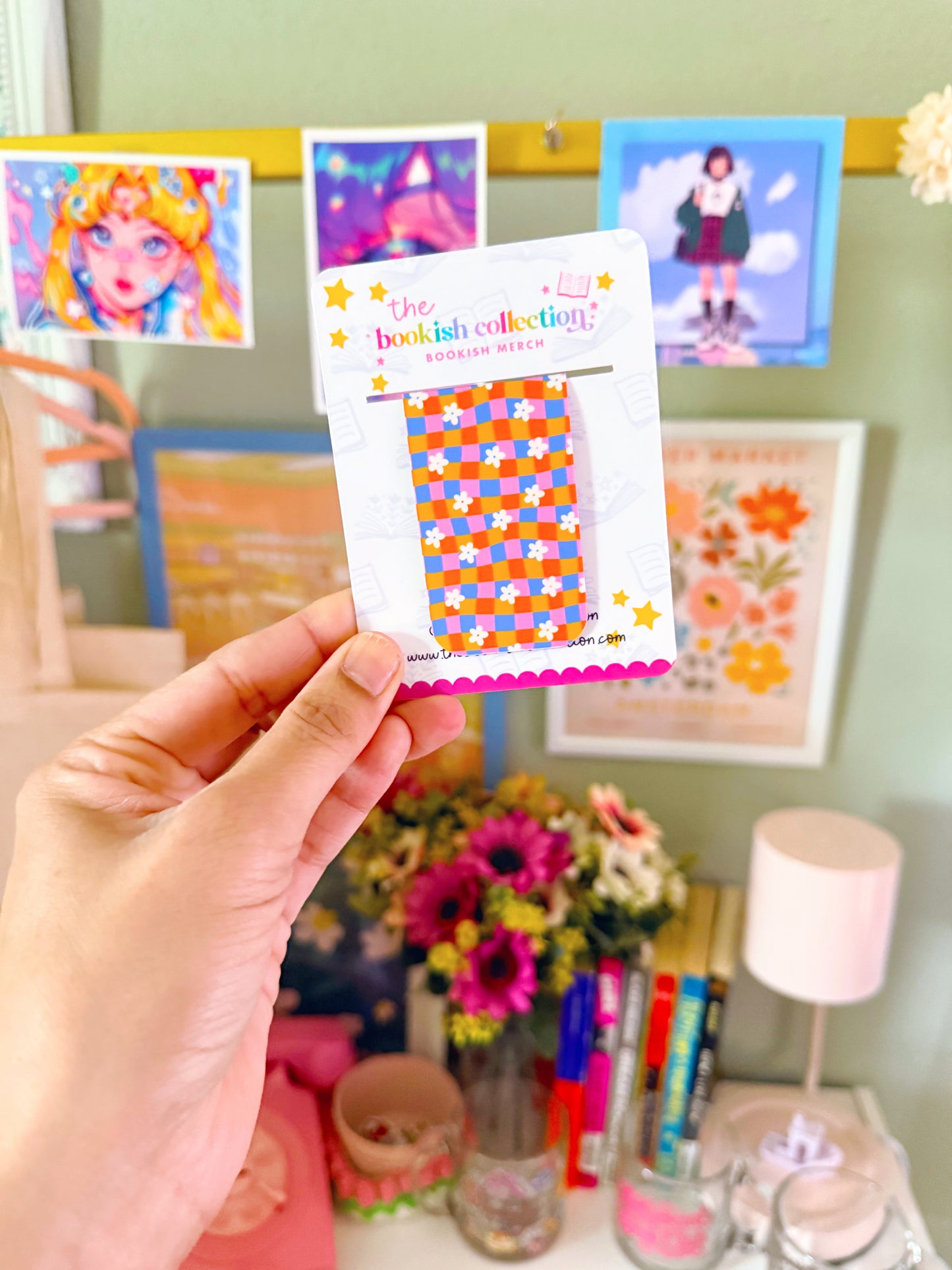 Groovy Patterned Magnetic Bookmarks