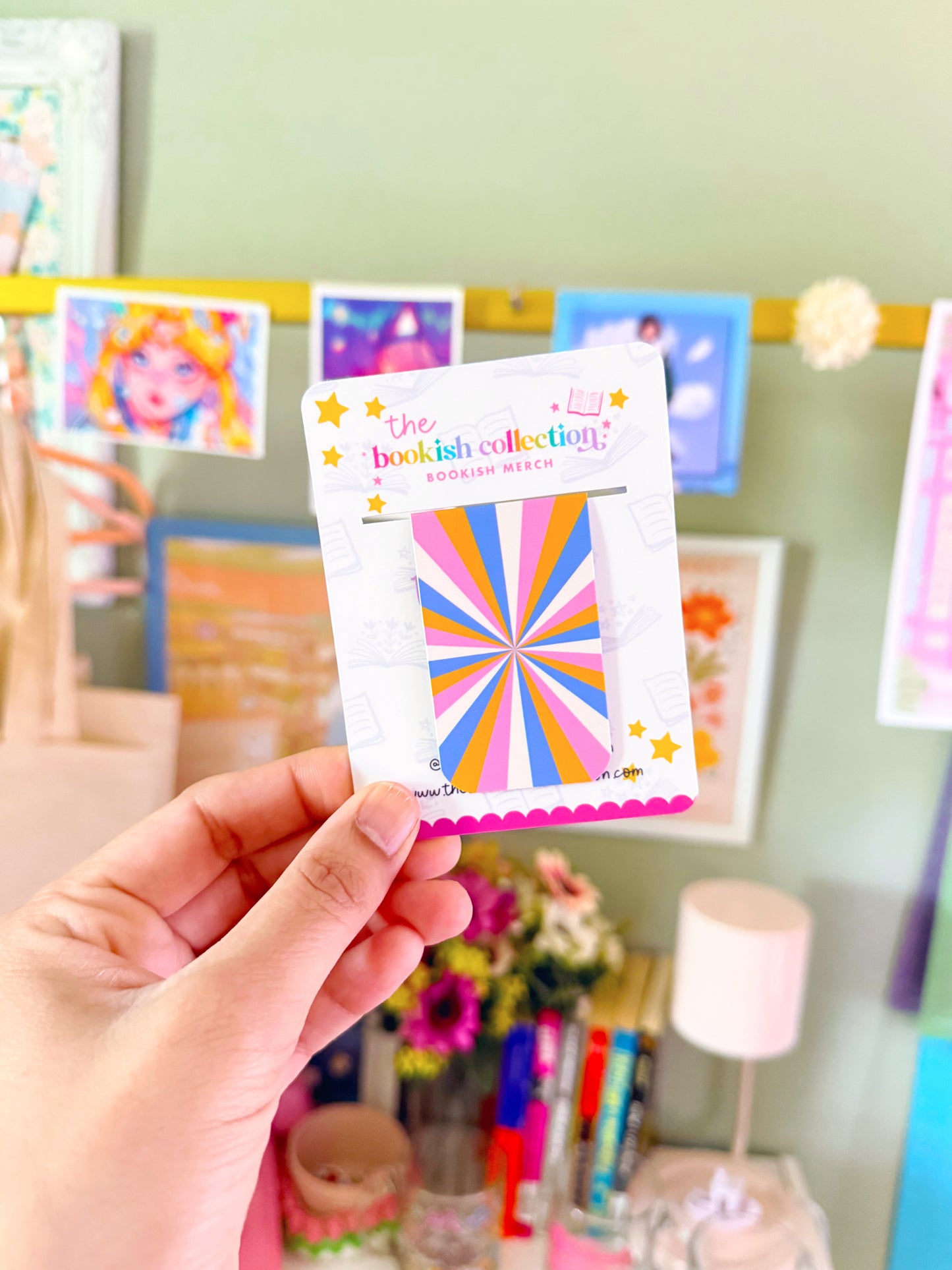 Groovy Patterned Magnetic Bookmarks