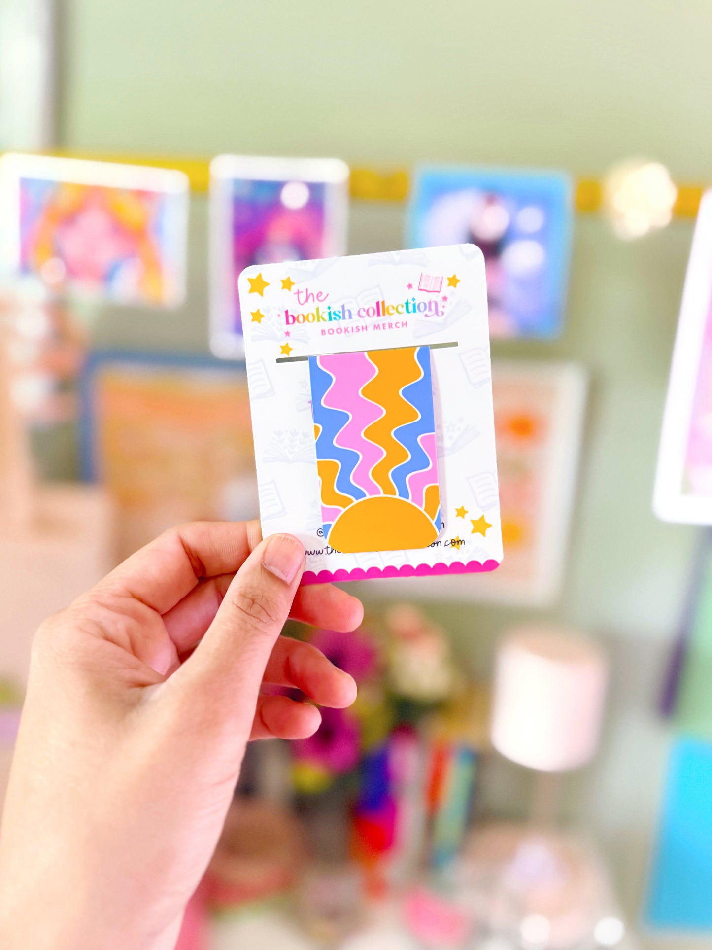 Groovy Patterned Magnetic Bookmarks
