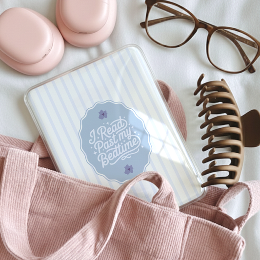 I Read Past My Bedtime | Kindle Insert | Decorative Insert for Kindle Basic & Kindle Paperwhite