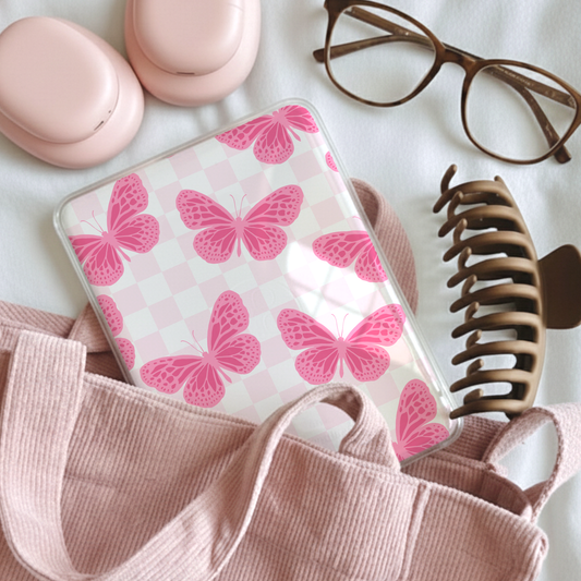 Pink Butterflies | Kindle Insert | Decorative Insert for Kindle Basic & Kindle Paperwhite