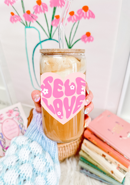 Self Love Glass Can