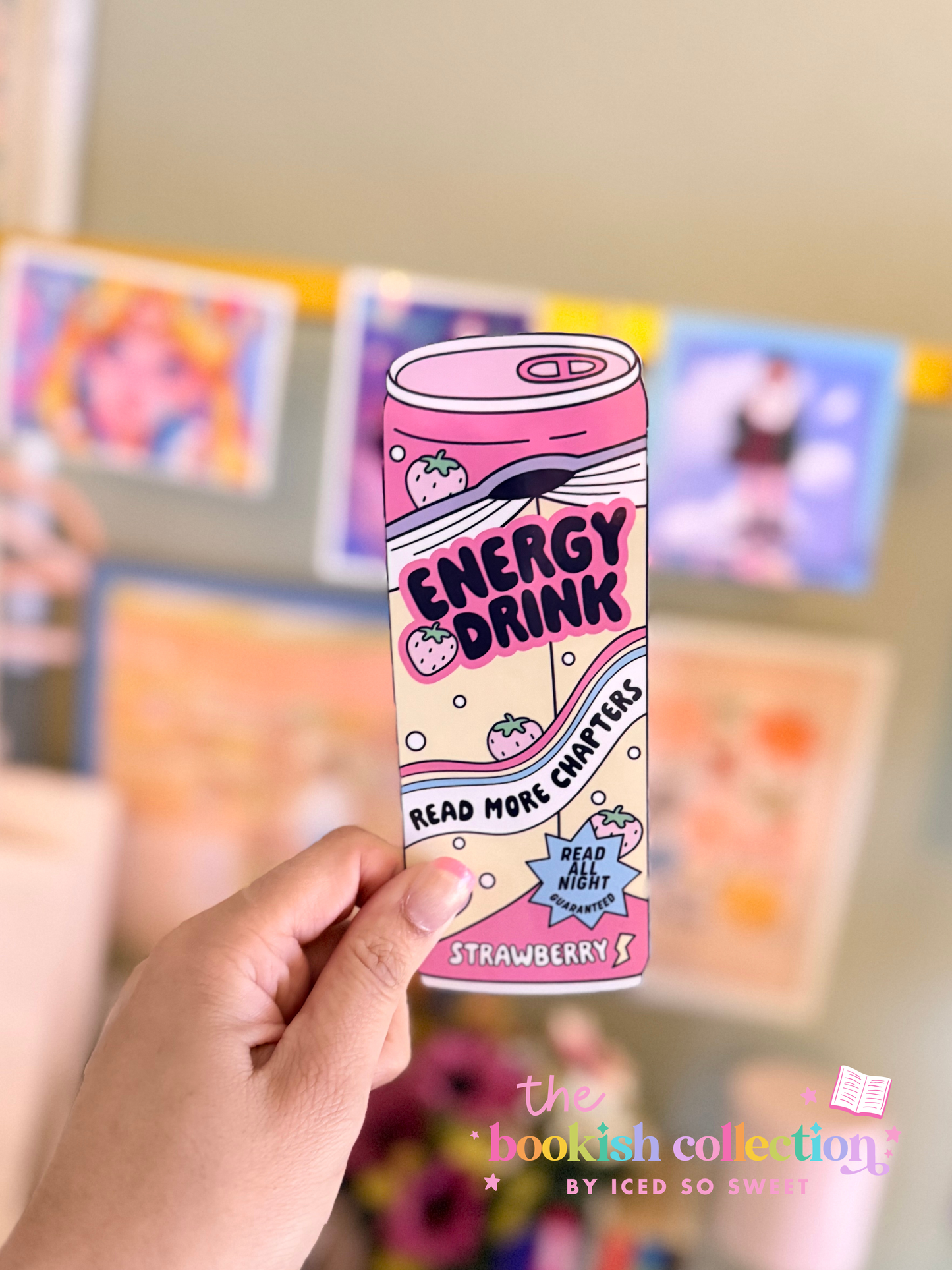 Energy Drink Bookmark