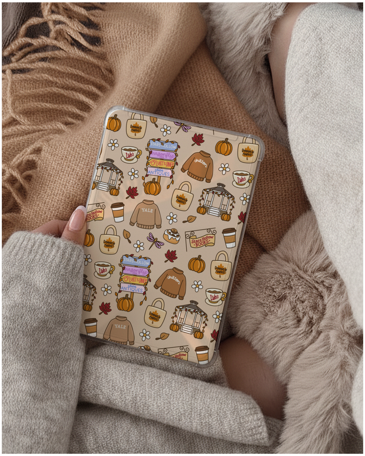 Fall Gillmore Girls | Kindle Insert | Decorative Insert for Kindle Basic & Kindle Paperwhite & More