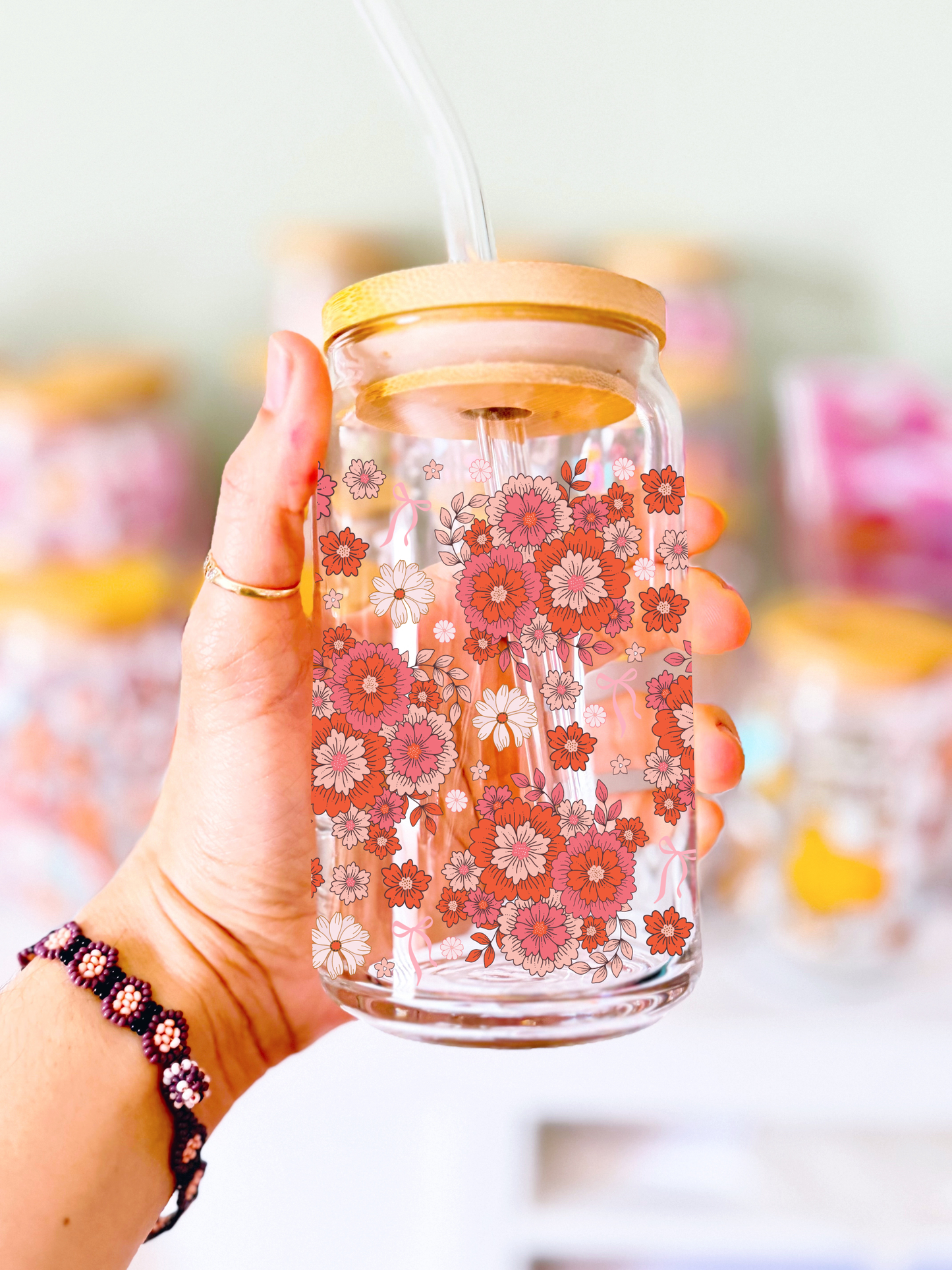 Groovy Coquette Glass Can