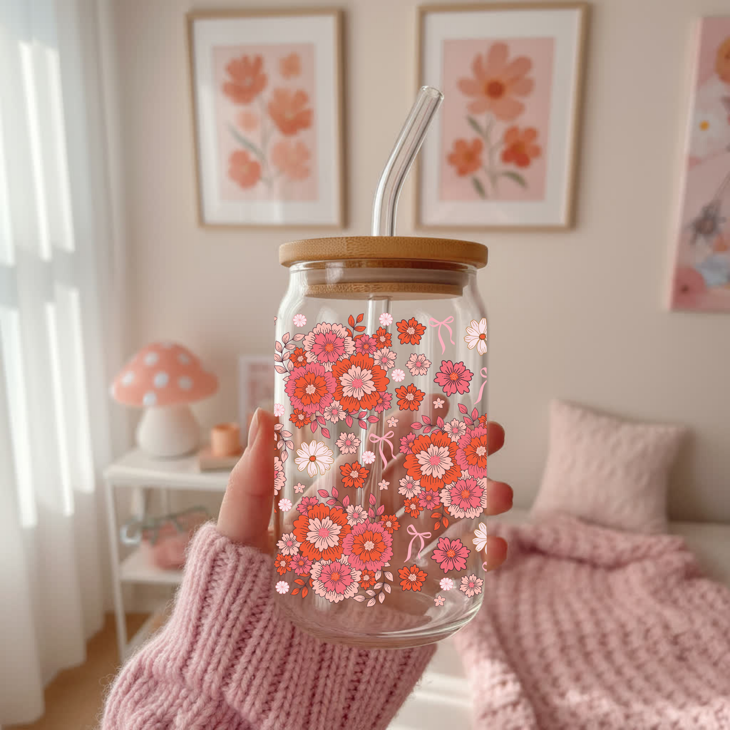 Groovy Coquette Glass Can