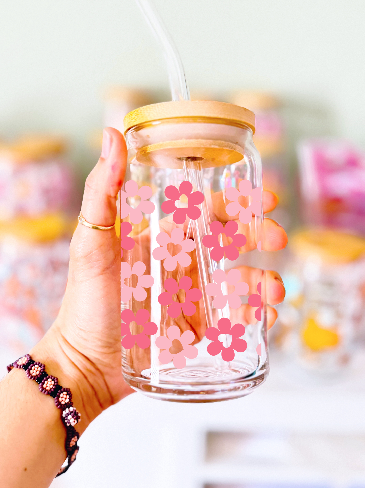 Love Bomb Glass Can