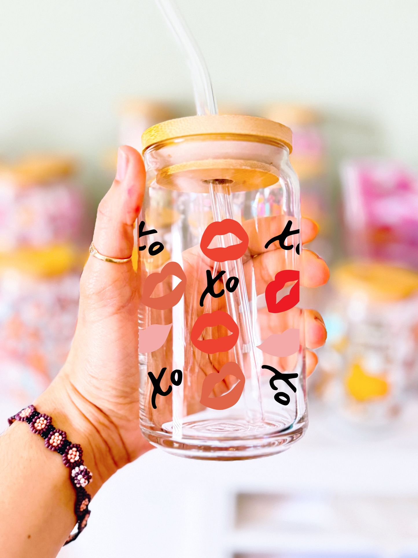 XoXo Glass Can